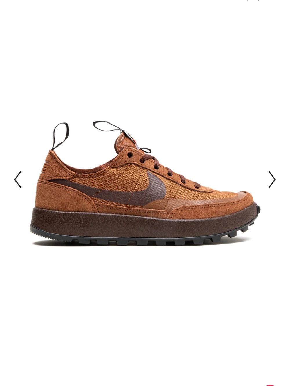 Nike Men’s Brown Suede Low-Top Sneaker
